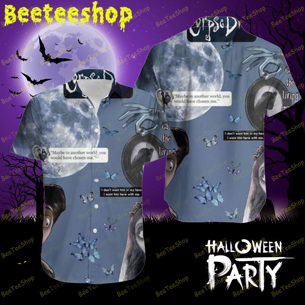 Moon Dog And Corpse Bride Halloween Beeteeshop Hawaii Shirt