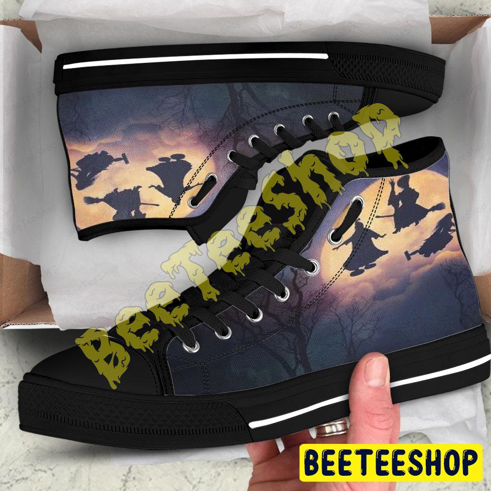 Moon Witch Hocus Pocus Movie Halloween Beeteeshop Adults High Top Canvas Shoes