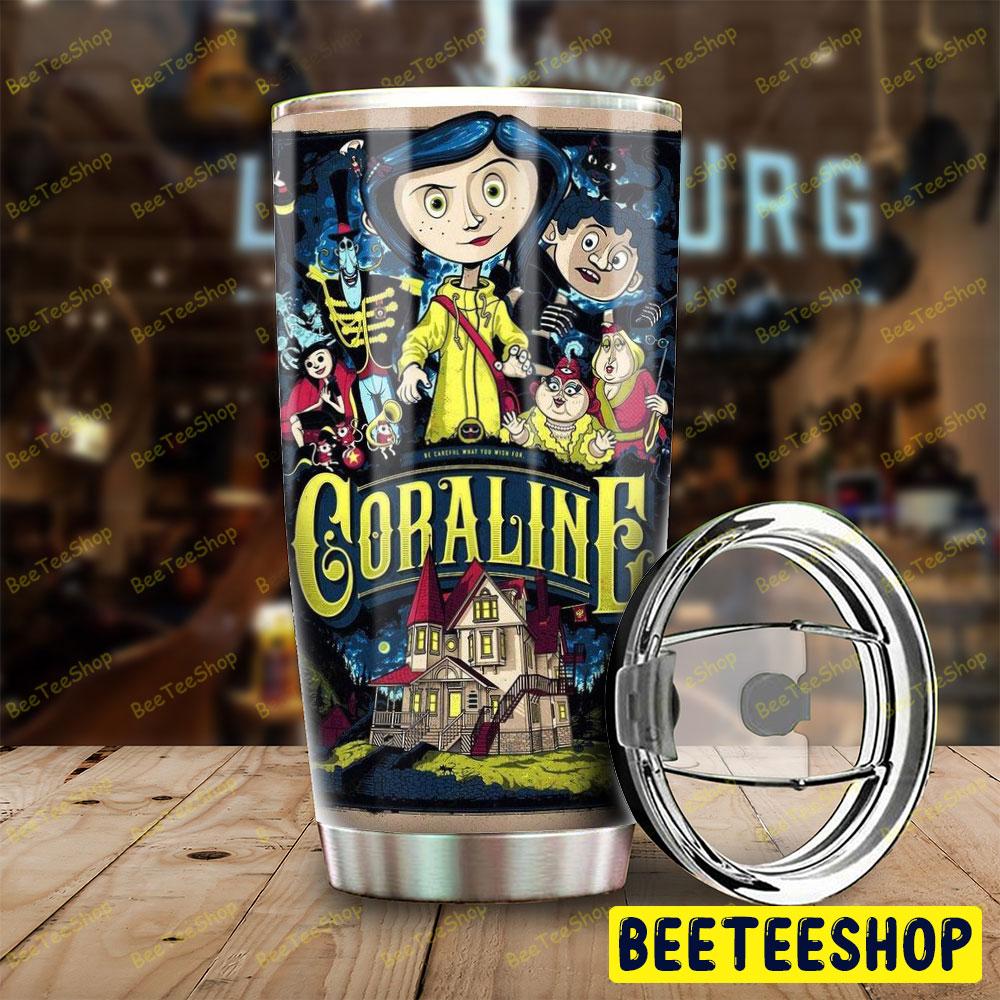 Movie Halloween Beeteeshop Tumbler Coraline Beeteeshop Tumbler