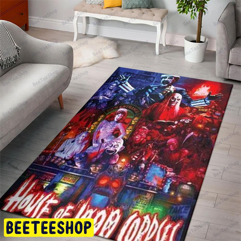 Movie House Of 1000 Corpses Halloween Beeteeshop Rug Rectangle