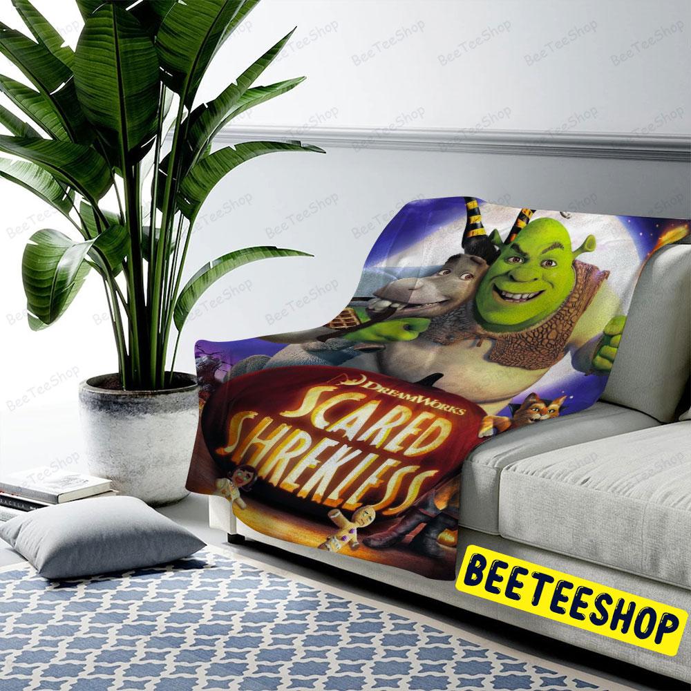 Movie Scared Shrekless Halloween Beeteeshop US Cozy Blanket