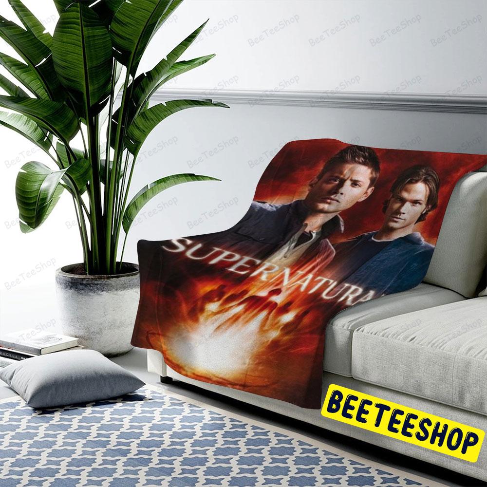 Movie Supernatural Halloween Beeteeshop US Cozy Blanket