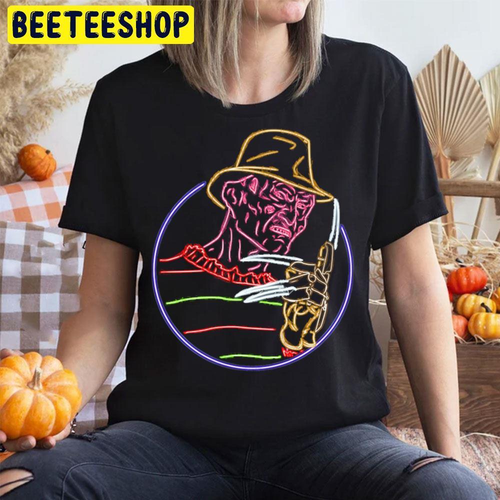 Neon Style Freddy Krueger Halloween Beeteeshop Trending Unisex T-Shirt