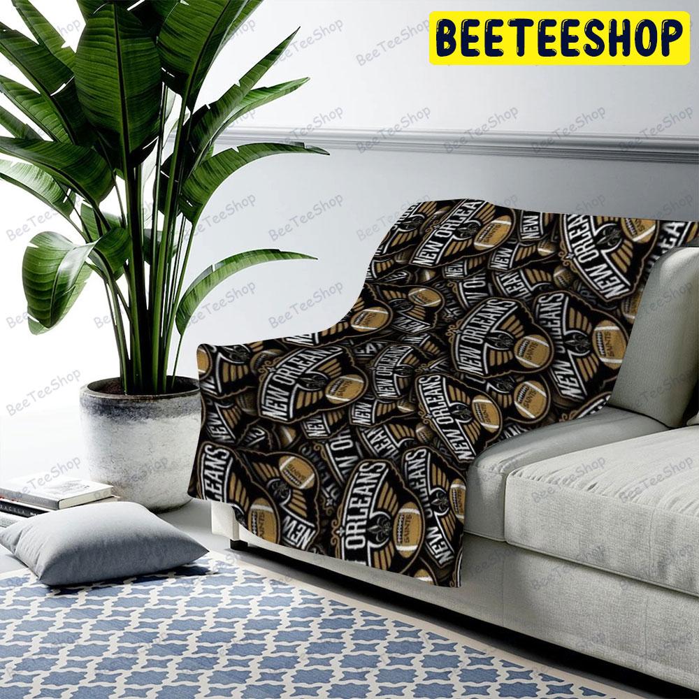 New Orleans Saints 22 American Sports Teams Beeteeshop US Cozy Blanket