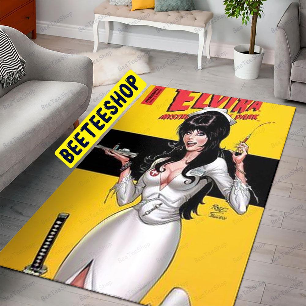 Nurse Elvira Mistress Of The Dark Halloween Beeteeshop Rug Rectangle