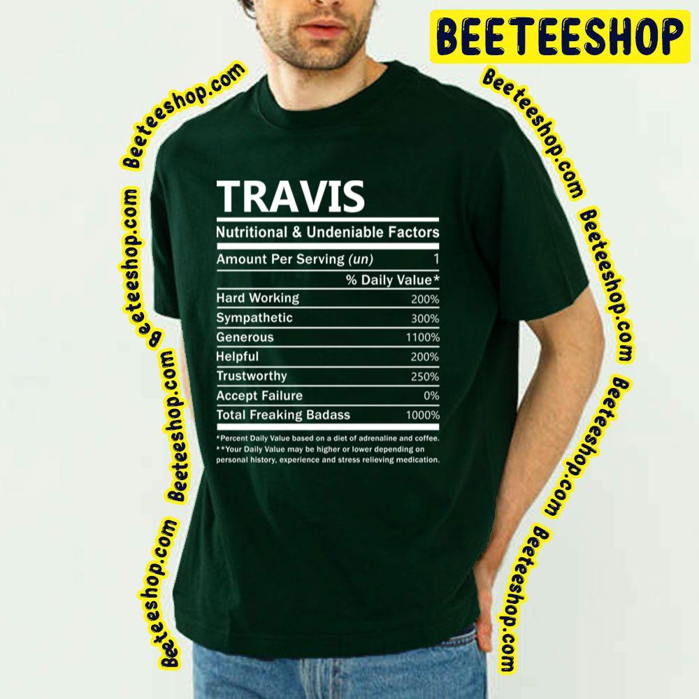 Nutritional And Undeniable Travis Beeteeshop Trending Unisex T-Shirt