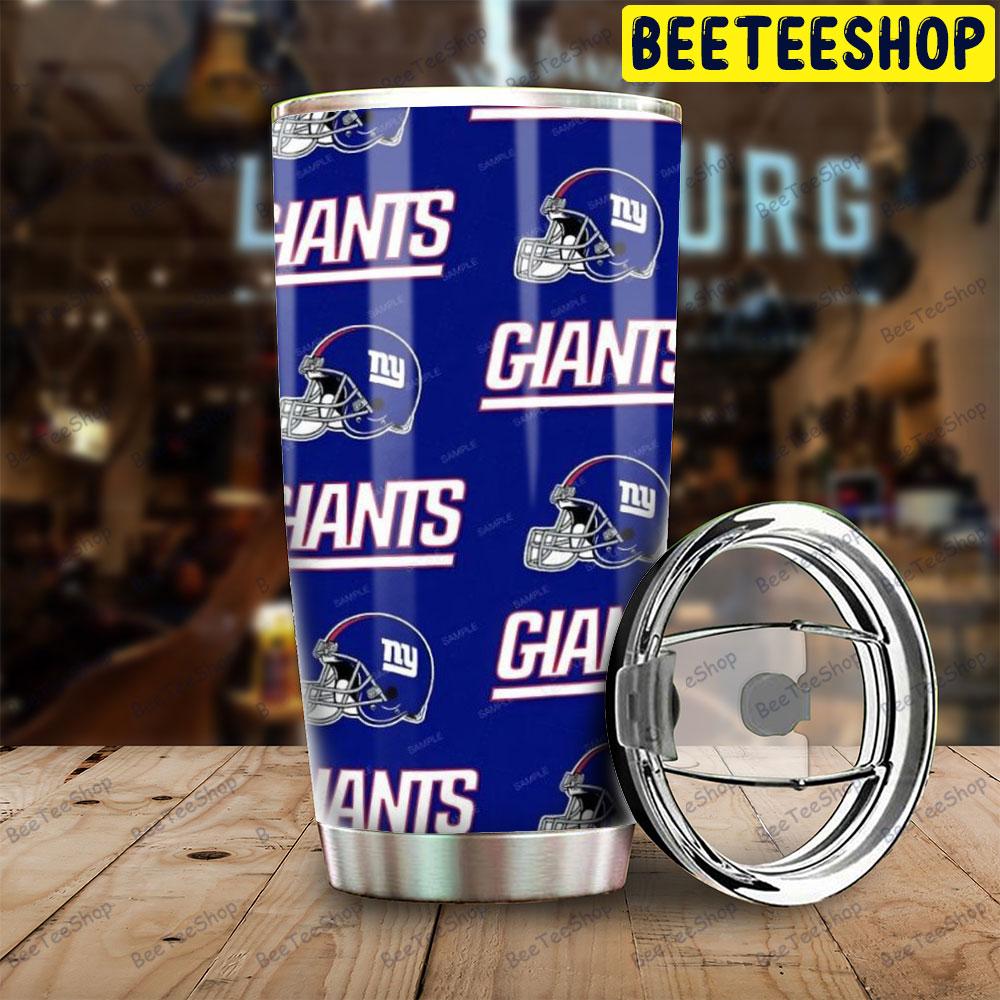 Ny Giants Fabric Pattern American Sports Teams Beeteeshop Tumbler