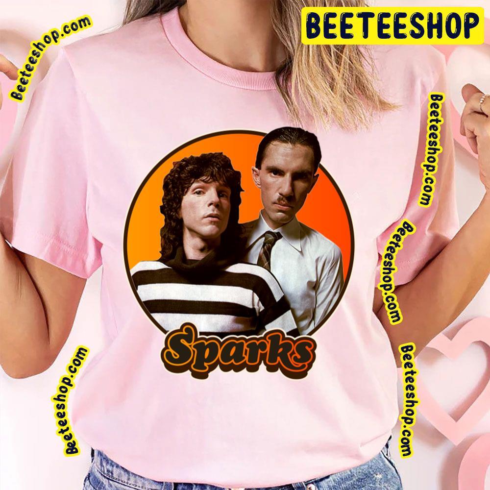 Orange Circle Sparks Band Beeteeshop Trending Unisex T-Shirt