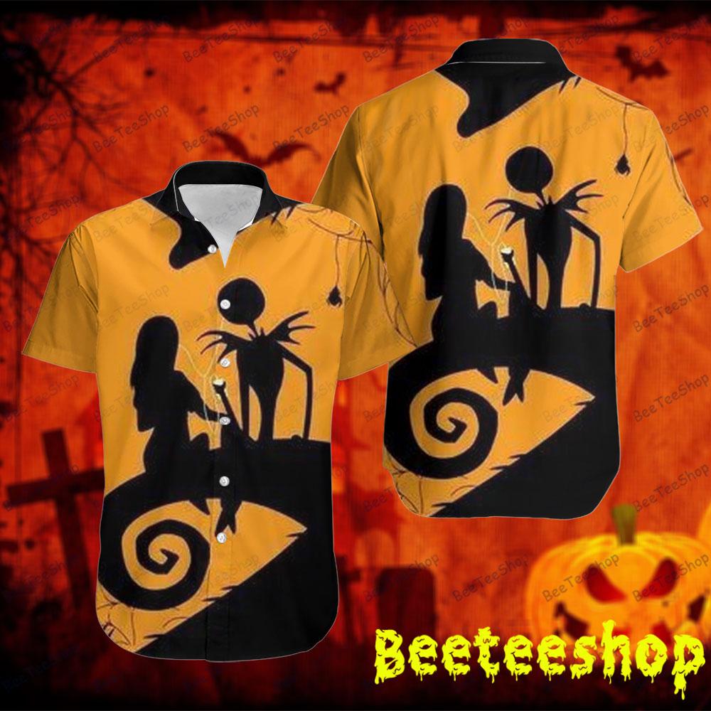 Orange Heart The Nightmare Before Christmas Halloween Beeteeshop Hawaii Shirt