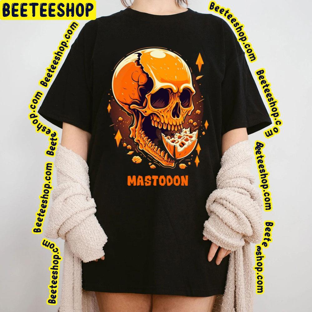 Orange Skull Mastodon Beeteeshop Trending Unisex T-Shirt