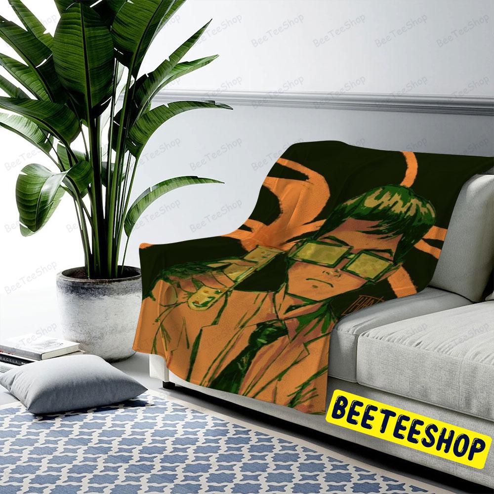 Orange Style Re-Animator Halloween Beeteeshop US Cozy Blanket