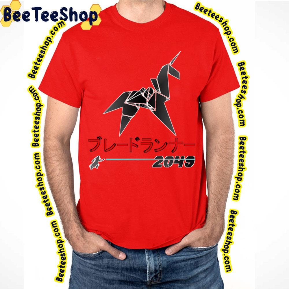 Origami Unicorn Katakana Blade Runner 2049 Beeteeshop Trending Unisex T-Shirt