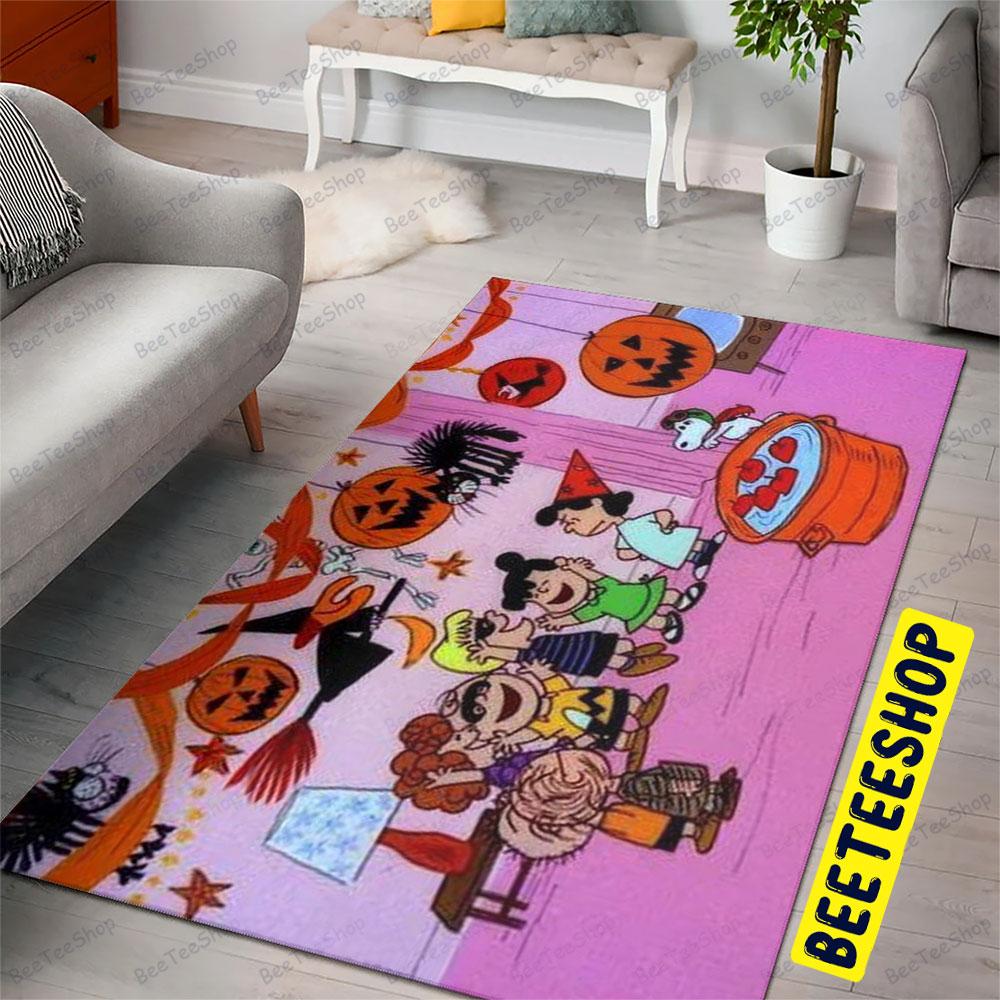 Party It’s The Great Pumpkin, Charlie Brown Halloween Beeteeshop Rug Rectangle