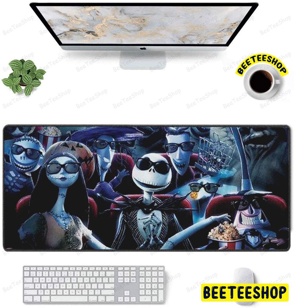 Party The Nightmare Before Christmas Halloween Beeteeshop Mouse Pad