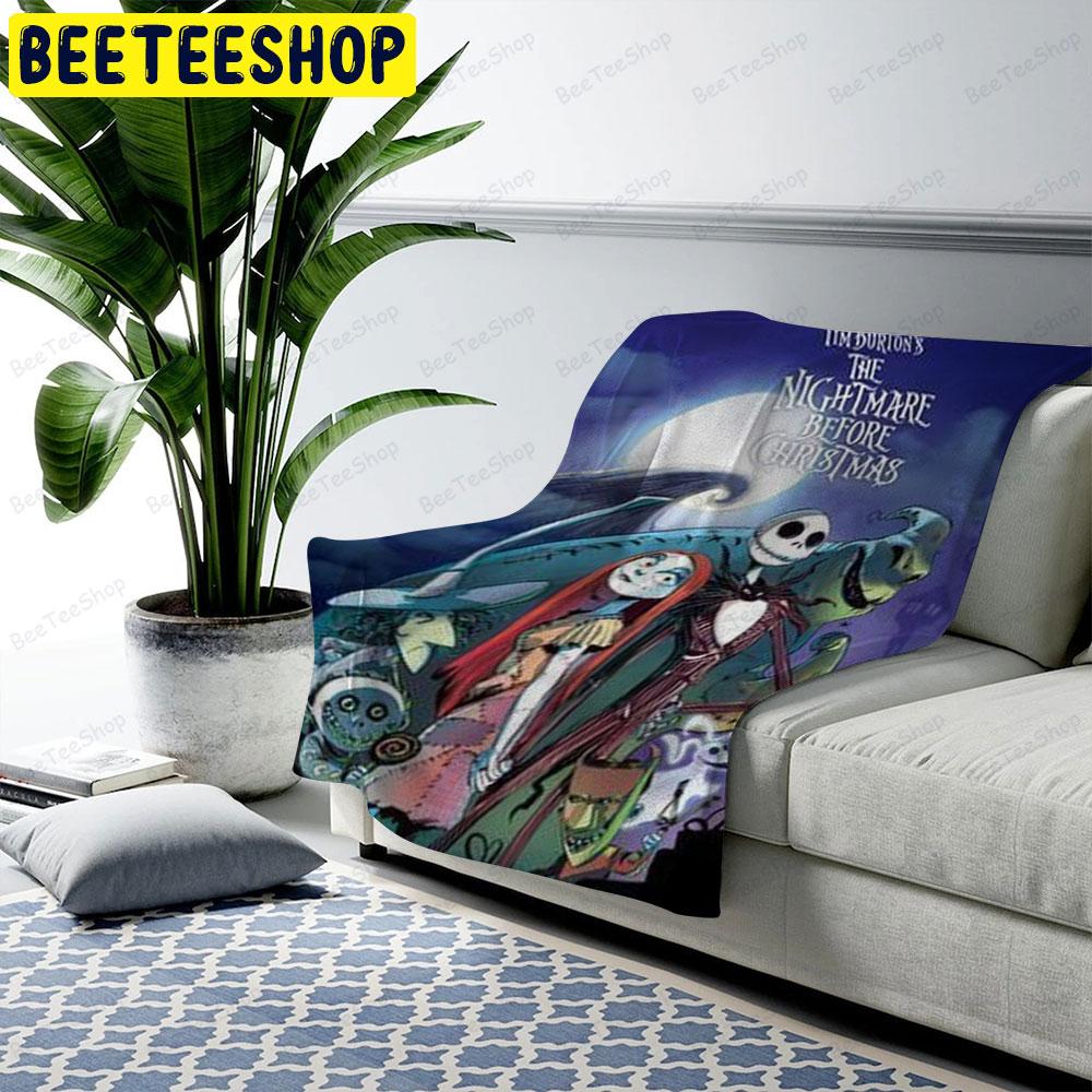 Perfect Movie The Nightmare Before Christmas Halloween Beeteeshop US Cozy Blanket