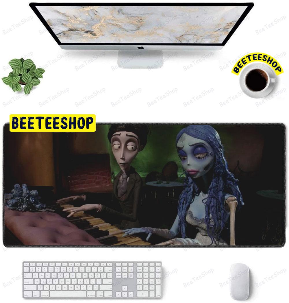 Piano Couple The Corpse Bride Halloween Beeteeshop Mouse Pad