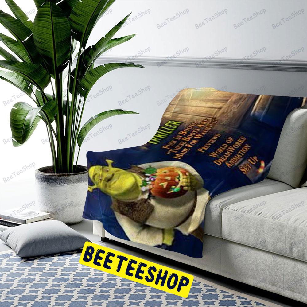 Play Quote Scared Shrekless Halloween Beeteeshop US Cozy Blanket