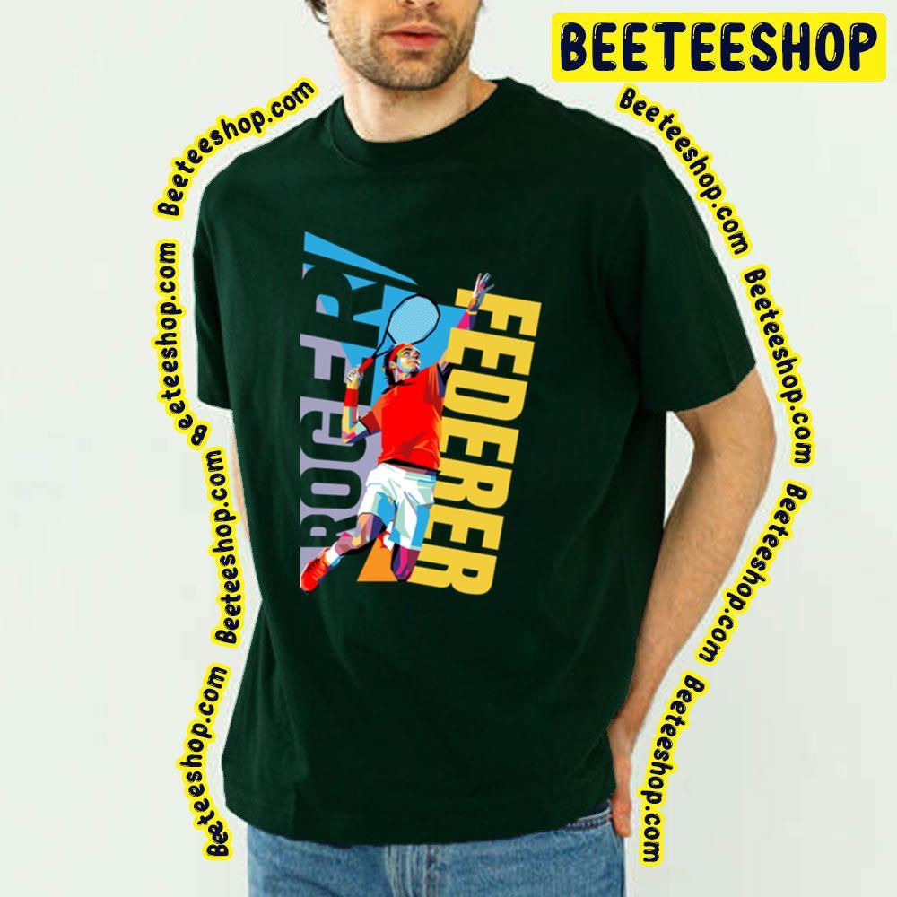 Pop Art Roger Federer Beeteeshop Trending Unisex T-Shirt