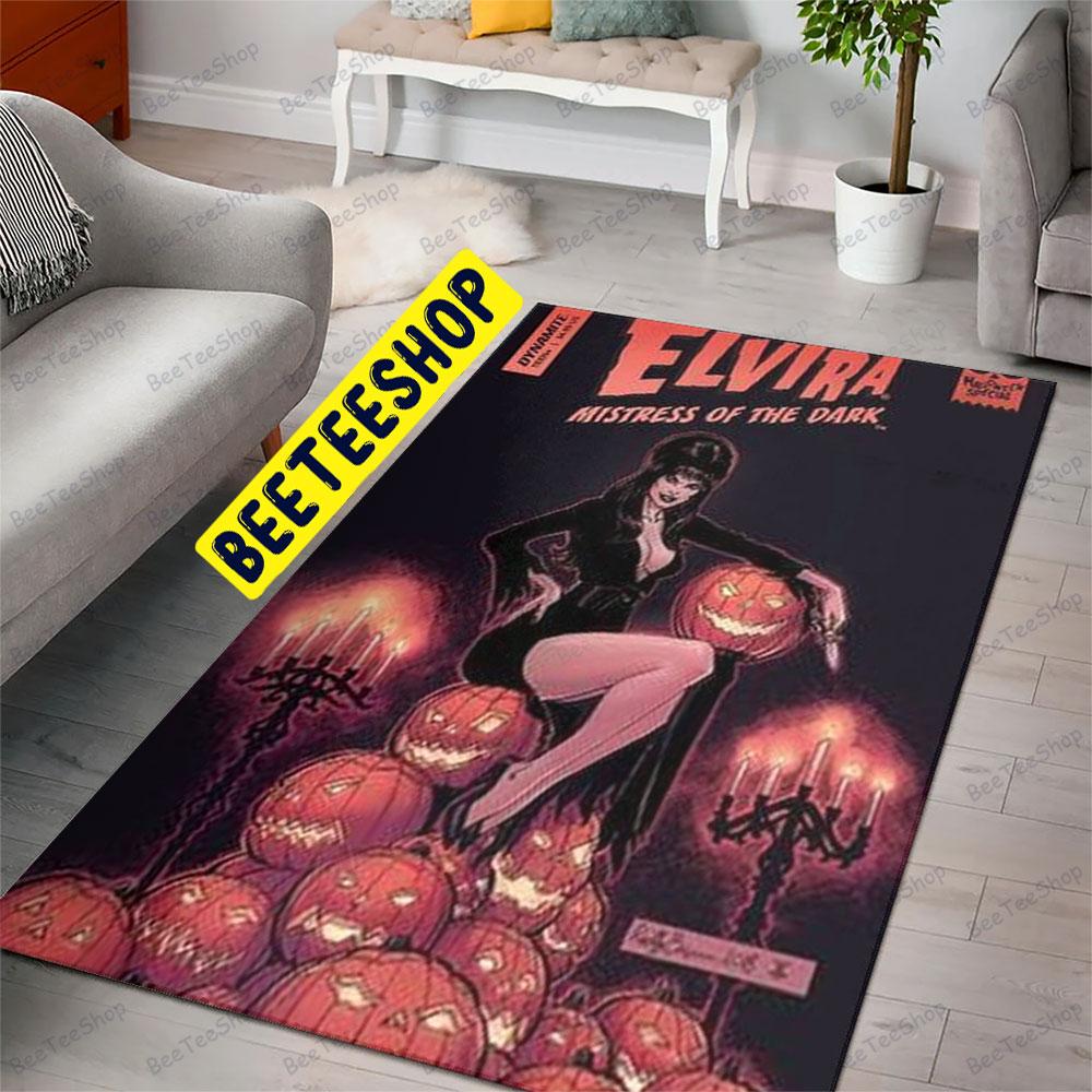 Pumpkin Heads Elvira Mistress Of The Dark Halloween Beeteeshop Rug Rectangle