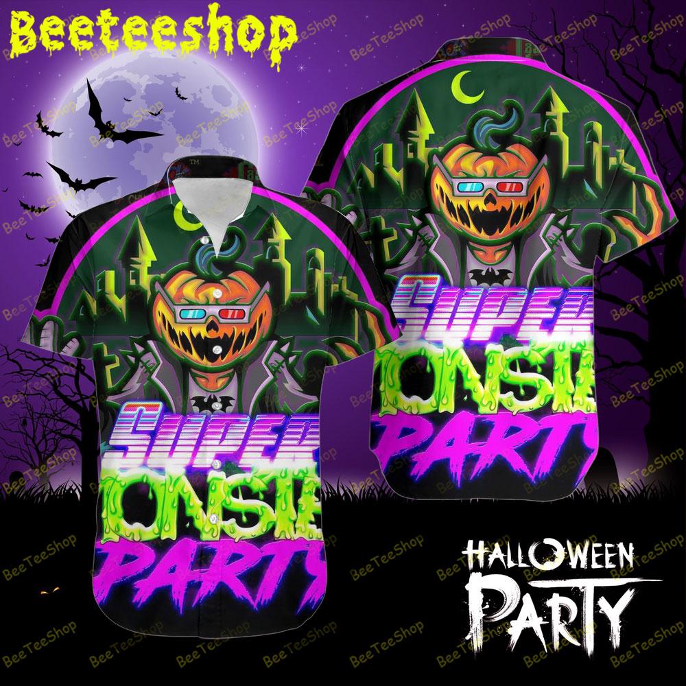 Pumpkin Mad Monster Party Halloween Beeteeshop Hawaii Shirt