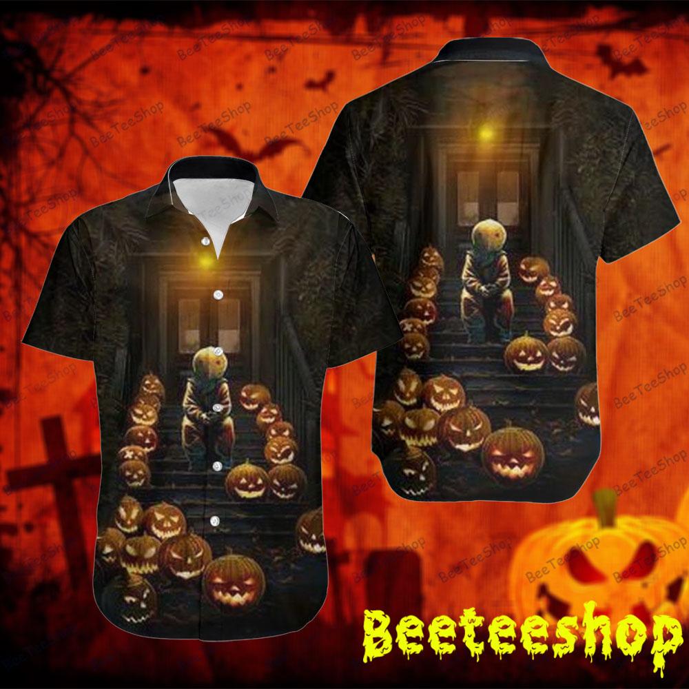 Pumpkin Stair Trick ‘R Treat Halloween Beeteeshop Hawaii Shirt