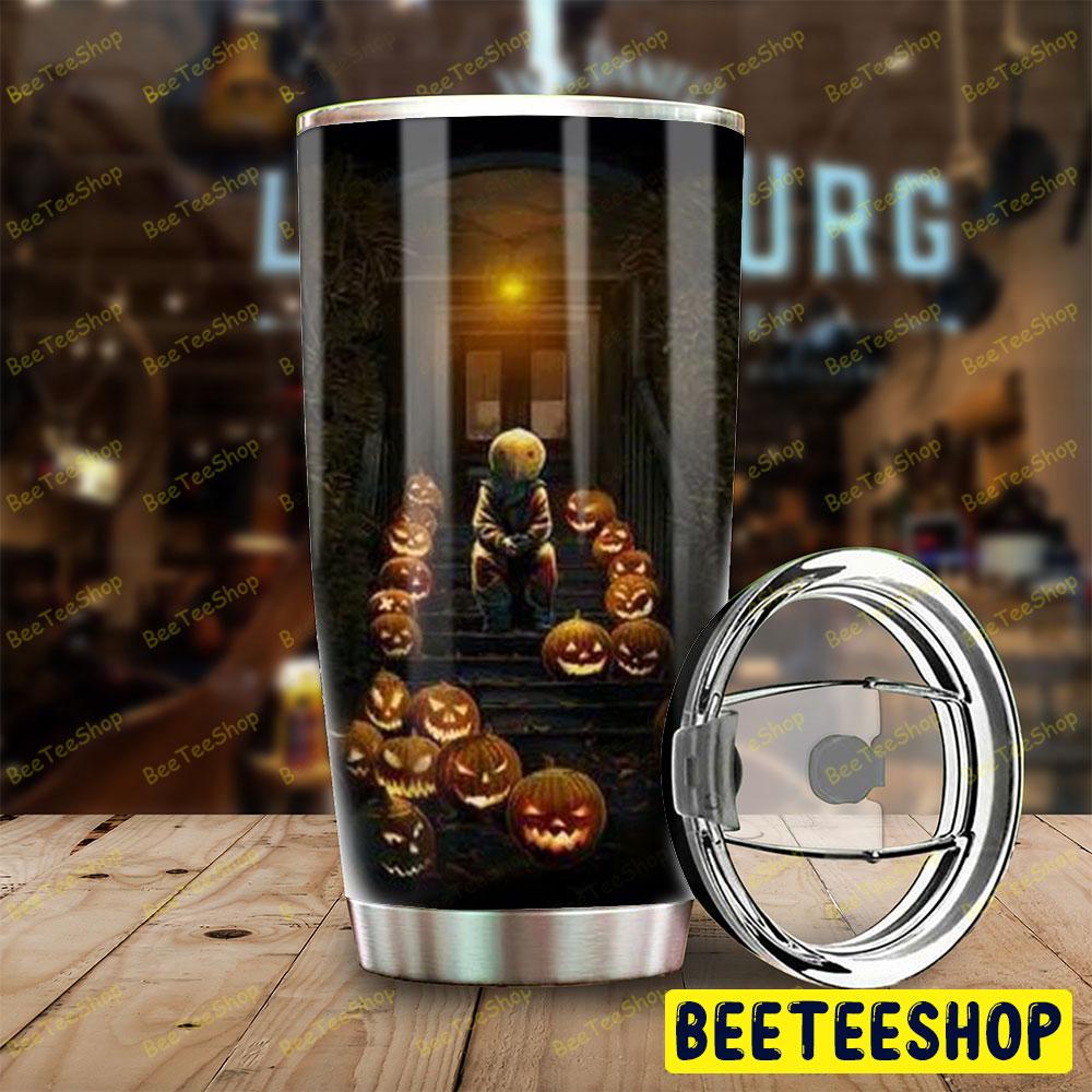 Pumpkin Stair Trick ‘R Treat Halloween Beeteeshop Tumbler