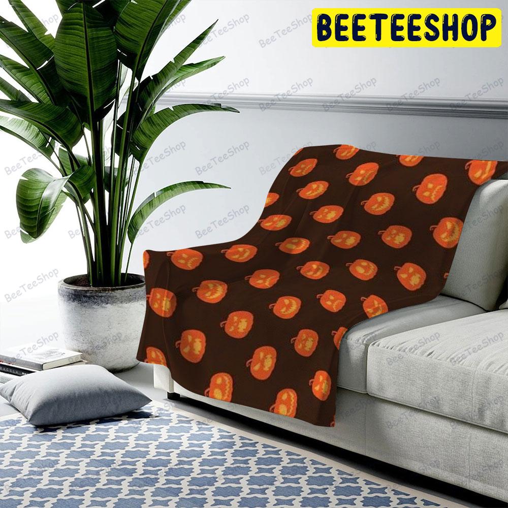 Pumpkins Halloween Pattern 023 Beeteeshop US Cozy Blanket