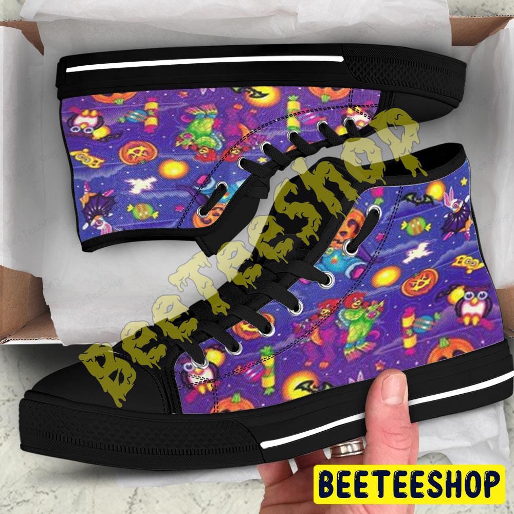 Pumpkins Halloween Pattern 3 Beeteeshop Adults High Top Canvas Shoes