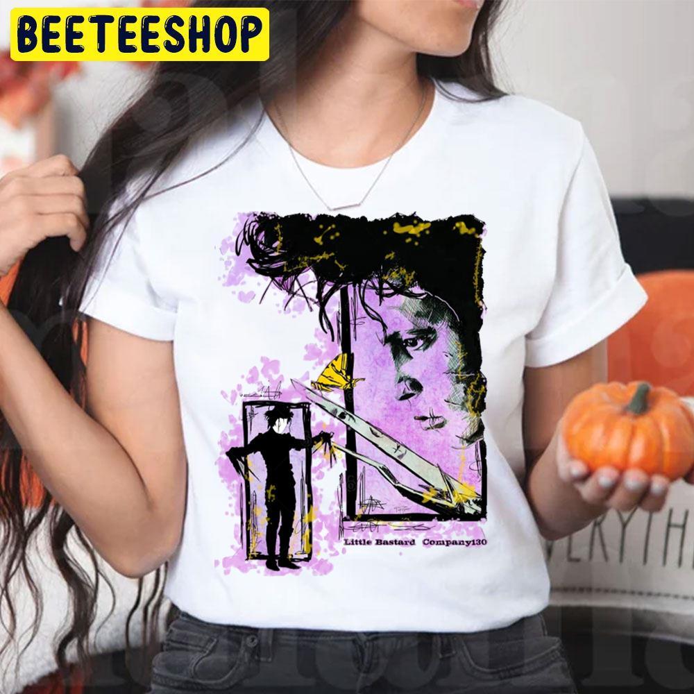 Purple Art Edward Scissorhands Movie Halloween Beeteeshop Trending Unisex T-Shirt