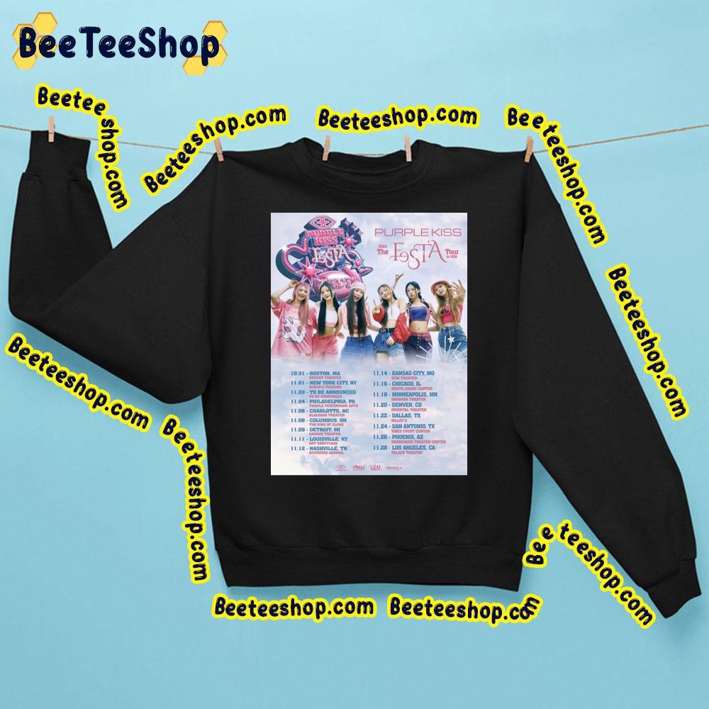 Purple Kiss – Festa 2023 Tour Beeteeshop Trending Unisex Sweatshirt