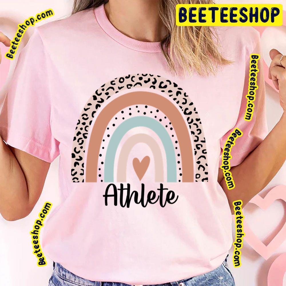 Rainbow Leopard Athlete Beeteeshop Trending Unisex T-Shirt