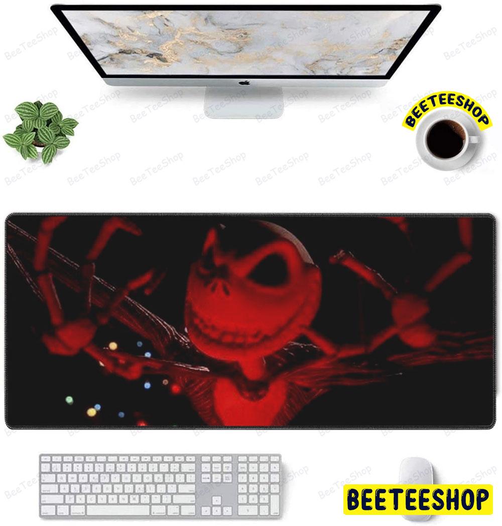 Red Art Jack The Nightmare Before Christmas Halloween Beeteeshop Mouse Pad