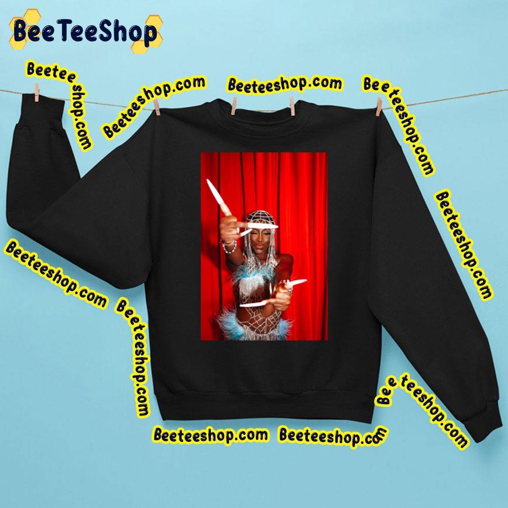 Red Background Bree Runway Beeteeshop Trending Unisex Sweatshirt