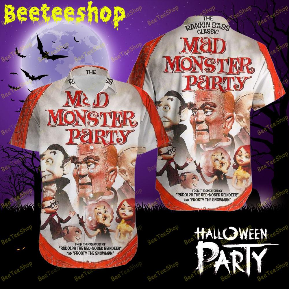 Red Book Mad Monster Party Halloween Beeteeshop Hawaii Shirt