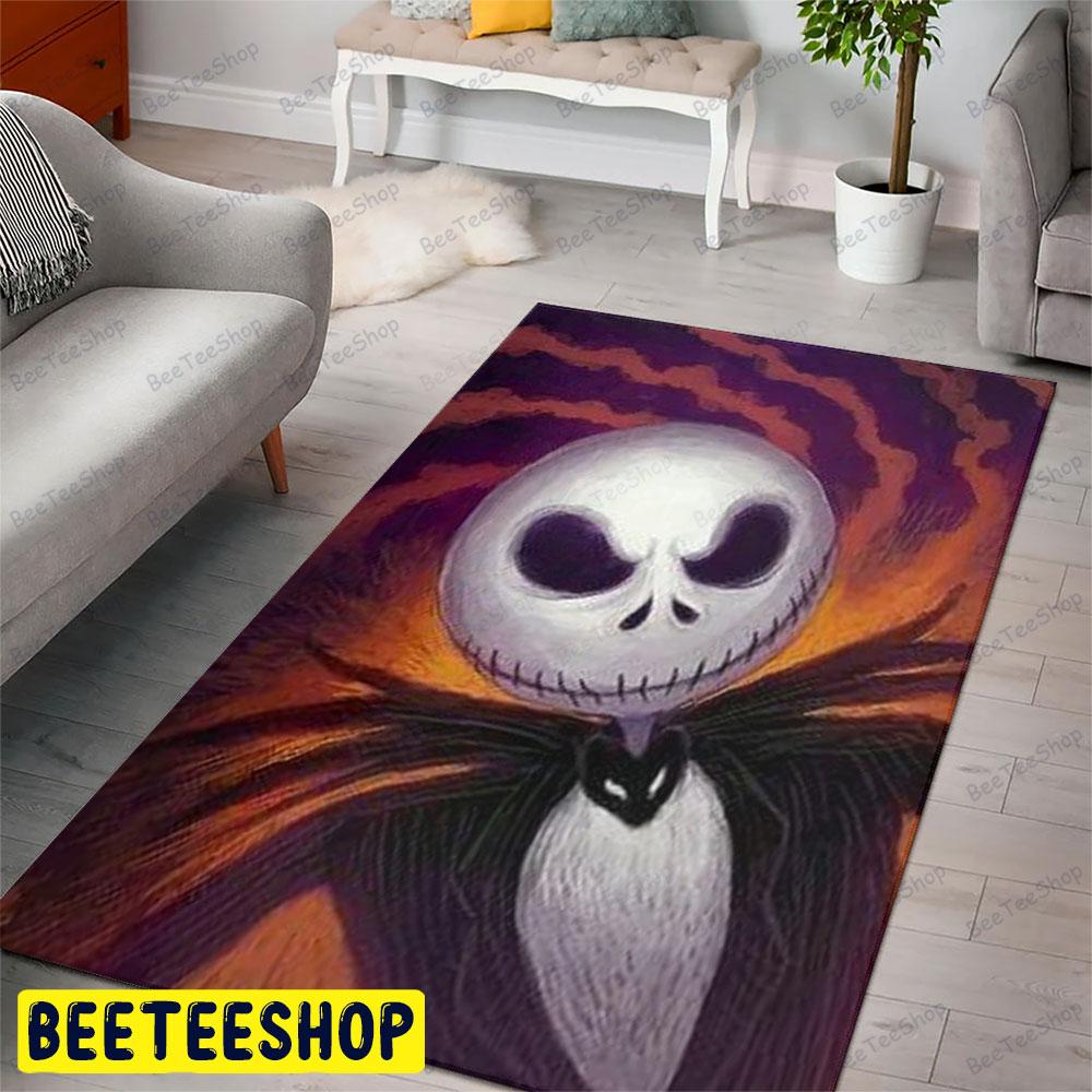 Red Dark Style Jack Skellington The Nightmare Before Christmas Halloween Beeteeshop Rug Rectangle