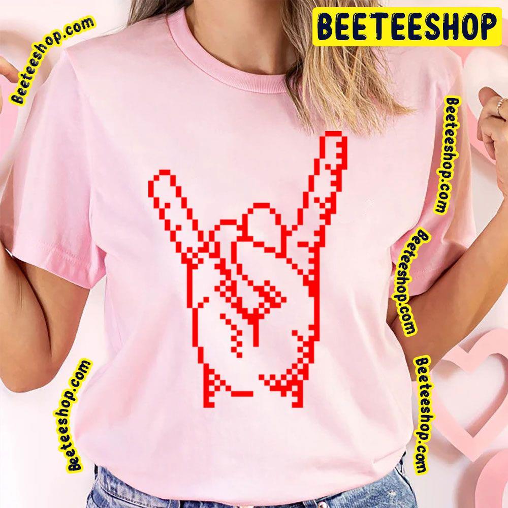 Red Hand Dio Beeteeshop Trending Unisex T-Shirt