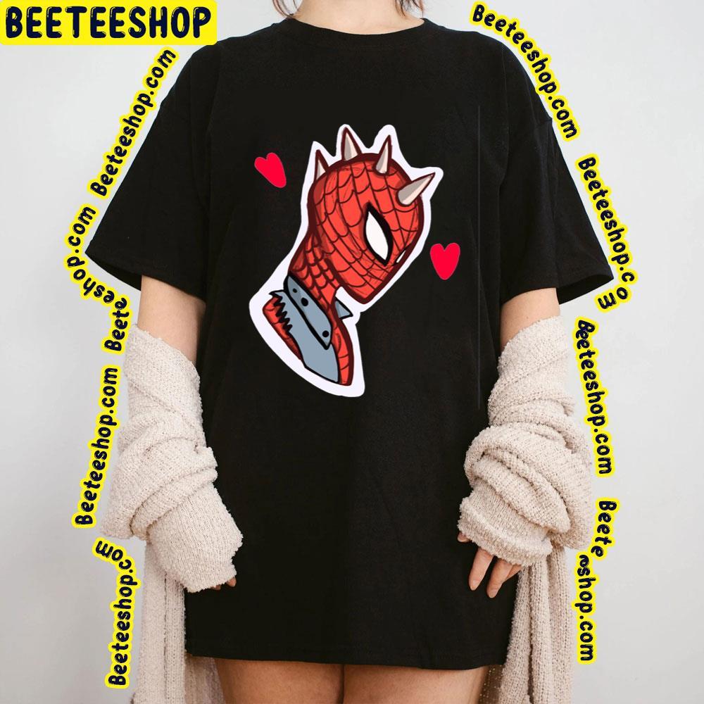 Red Heart Spiderverse Movie Beeteeshop Trending Unisex T-Shirt