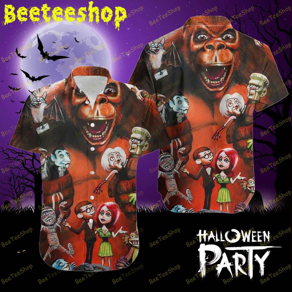 Red Monster Mad Monster Party Halloween Beeteeshop Hawaii Shirt