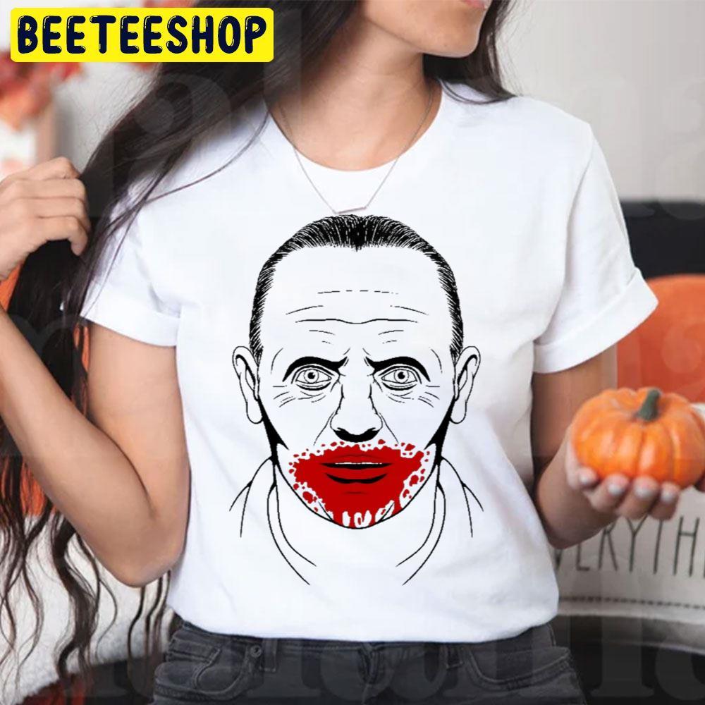 Red Mouth Hannibal Lecter Halloween Beeteeshop Trending Unisex T-Shirt