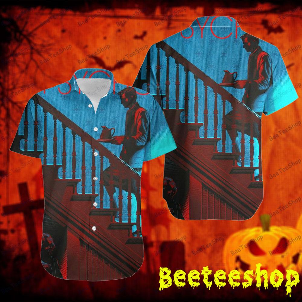 Red Stair Psycho Halloween Beeteeshop Hawaii Shirt