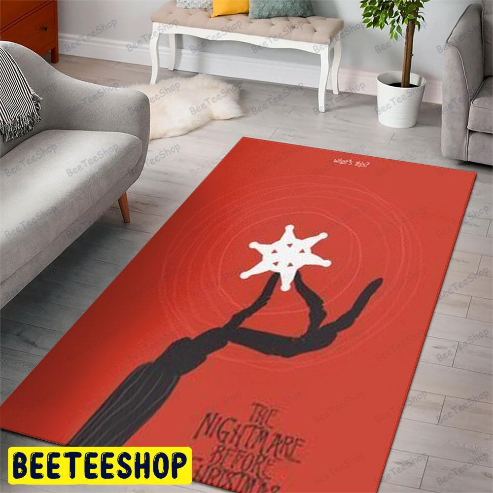 Red Star The Nightmare Before Christmas Halloween Beeteeshop Rug Rectangle