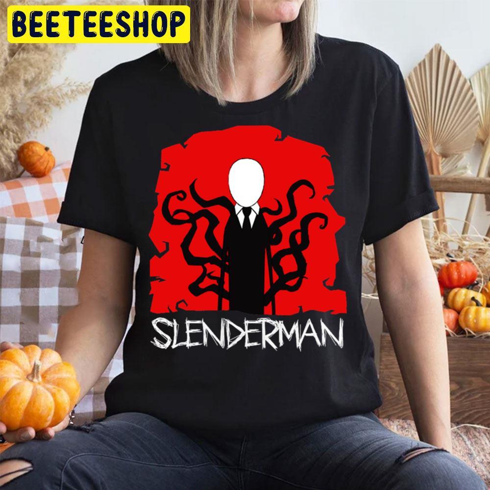 Red Style Slenderman Halloween Beeteeshop Unisex T-Shirt