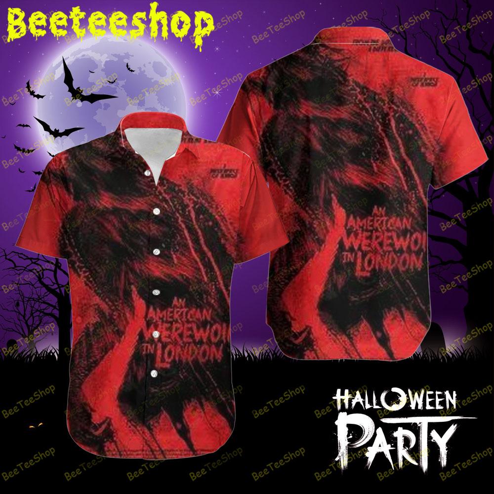 Red Wolf An American Werewolf In London Halloween Beeteeshop Hawaii Shirt