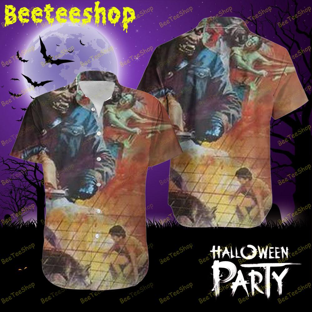 Retro Art An American Werewolf In London Halloween Beeteeshop Hawaii Shirt