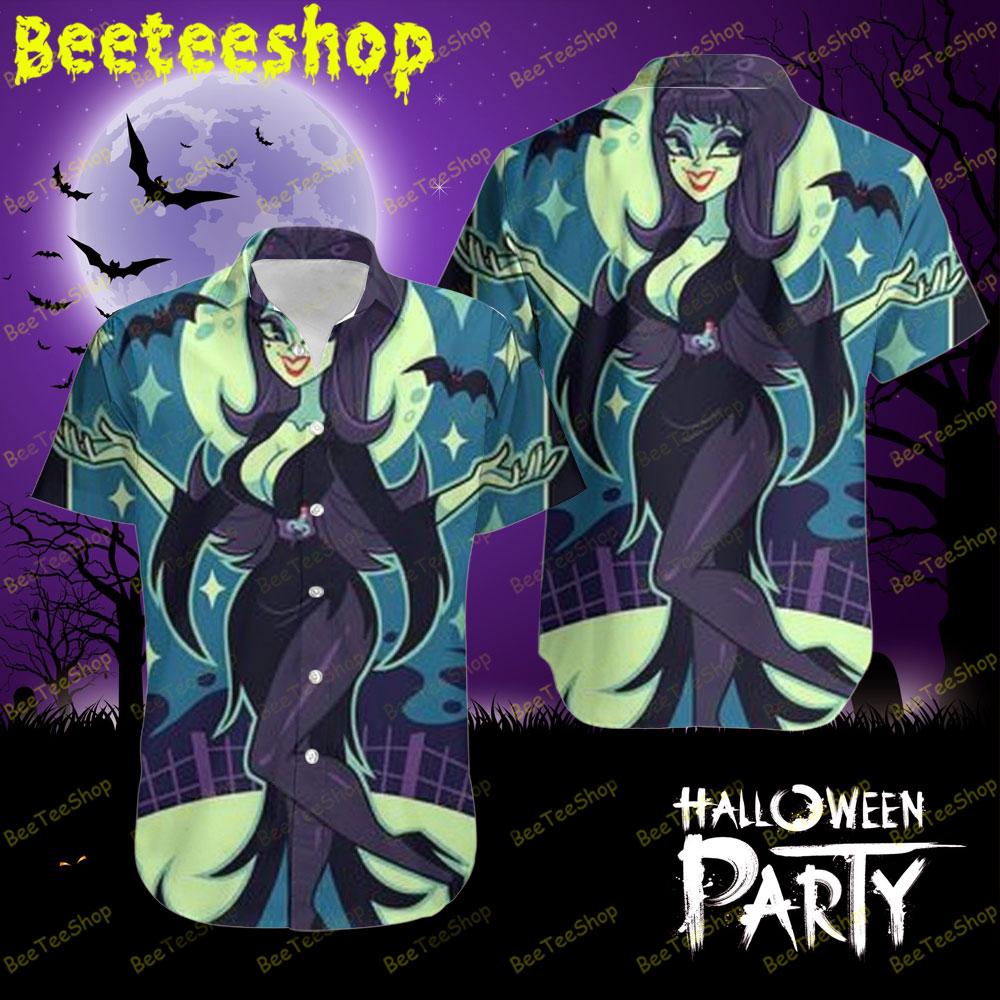 Retro Art Elvira Mistress Of The Dark Halloween Beeteeshop Hawaii Shirt