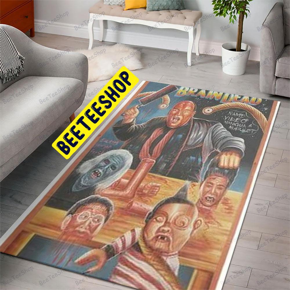 Retro Braindead Dead Alive Halloween Beeteeshop Rug Rectangle