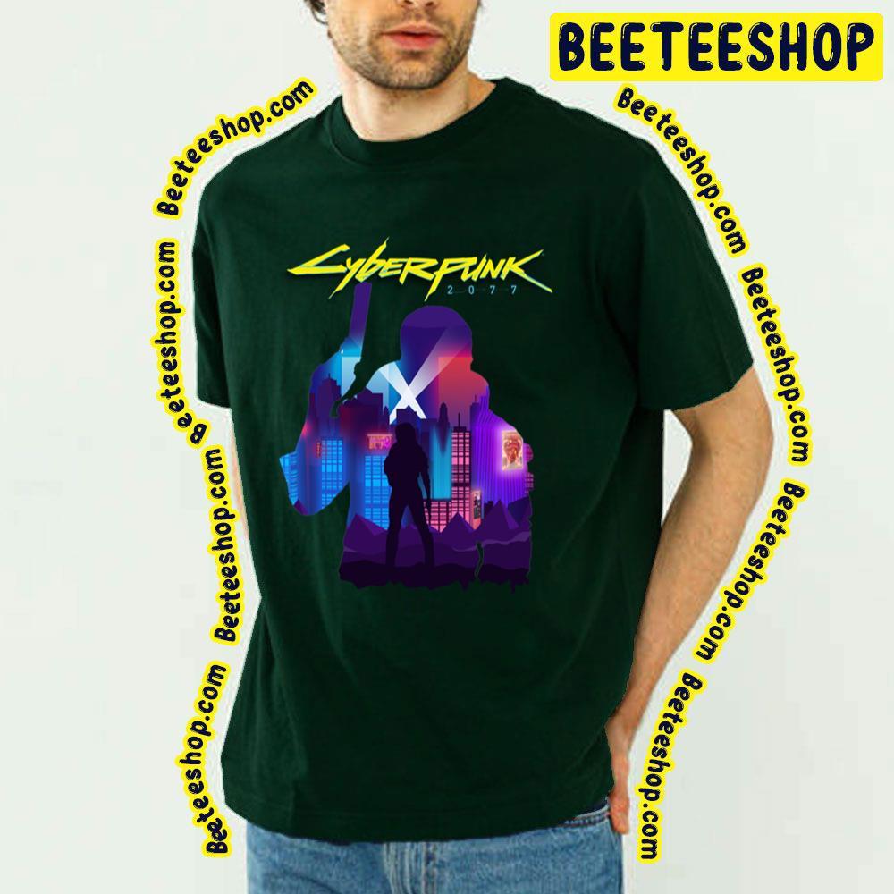 Retro City Cyberpunk 2077 Game Beeteeshop Trending Unisex T-Shirt