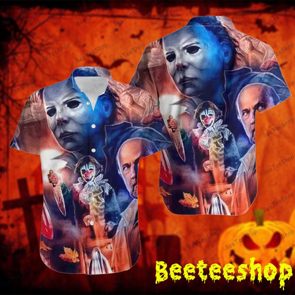 Retro Color Movie Halloween Beeteeshop Hawaii Shirt