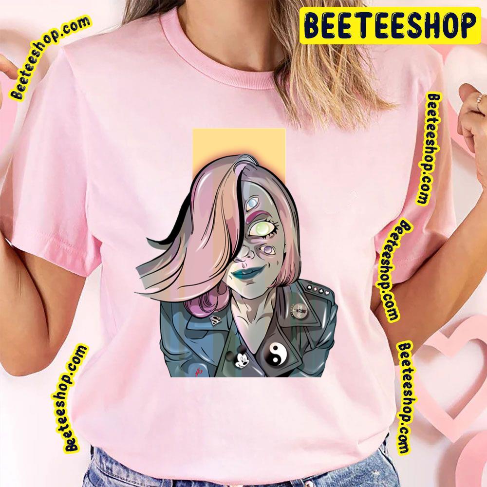 Retro Girl 3×3 Eyes Beeteeshop Trending Unisex T-Shirt