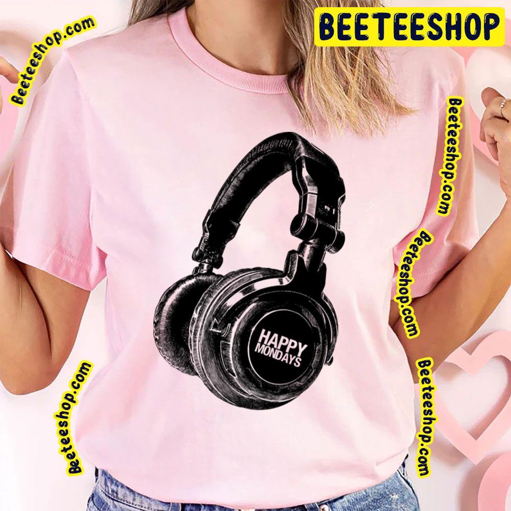 Retro Headphones Happy Mondays Beeteeshop Trending Unisex T-Shirt